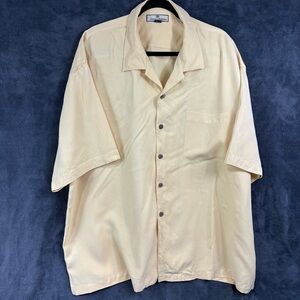 Tommy Bahama Yellow Silk Shirt